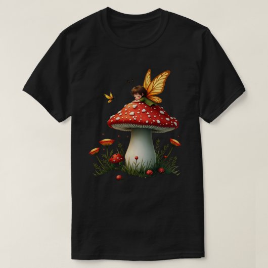 Paddenstoel Fee T-shirt (Design voorkant)