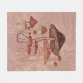 paddenstoel fleece deken (Voorkant (Horizontaal))