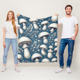 paddenstoel fleece deken