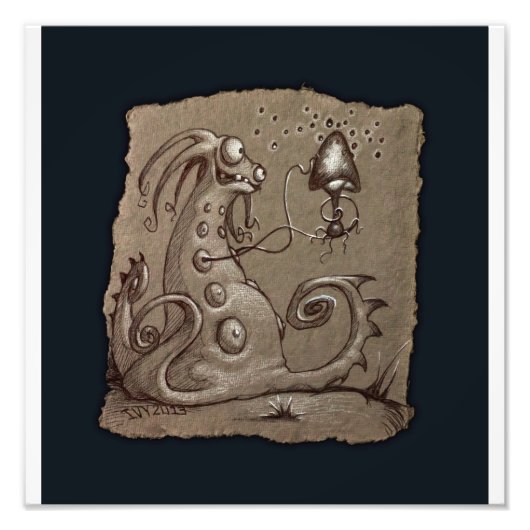 Paddenstoel, fotoafdrukken foto afdruk (Voorkant)