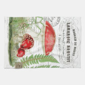  paddenstoel Frans keukenhanddoek voor Manuscript (Horizontaal)