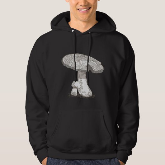  paddenstoel Fungi Natuur Art Hoodie (Voorkant)