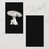 paddenstoel Fungi Natuur Art Visitekaartje (Voorkant / Achterkant)