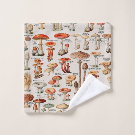  paddenstoel Fungus Illustratie I Bad Handdoek (Wasdoekje)