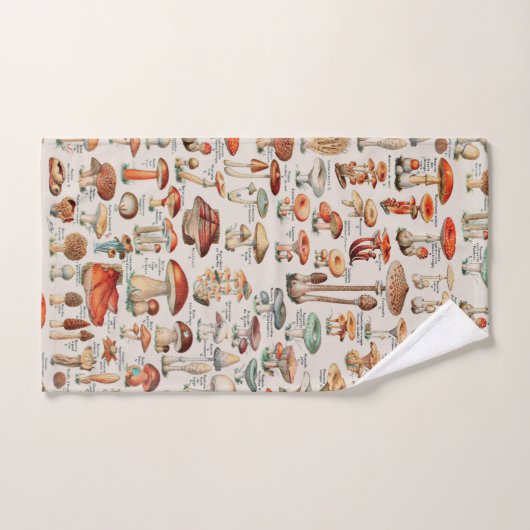 paddenstoel Fungus Illustratie I Bad Handdoek (Handdoek)