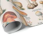  paddenstoel Fungus Illustratie I Cadeaupapier (Rol Hoek)