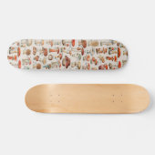  paddenstoel Fungus Illustratie I Persoonlijk Skateboard (Horizontaal)