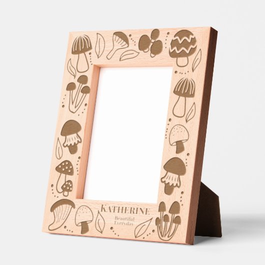 paddenstoel gegraveerde lijstjes (Links)