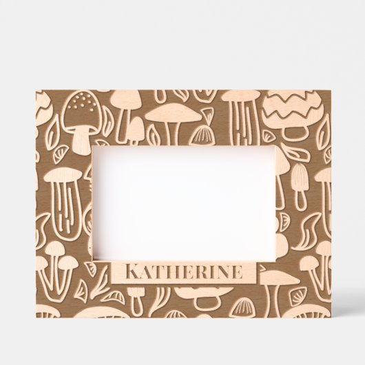 paddenstoel gegraveerde lijstjes (Voorkant)