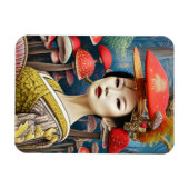 paddenstoel Geisha Surreal Fantasy Art Magneet (Horizontaal)