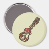 Paddenstoel Gitaar Magneet (Voorkant / Achterkant)