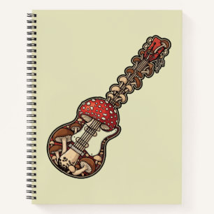 Paddenstoel Gitaar Notitieboek