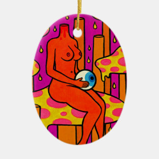 paddenstoel Gloom #1 Keramisch Ornament