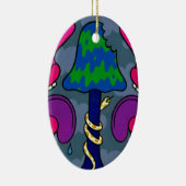 paddenstoel Gloom #2 Keramisch Ornament (Rechts)