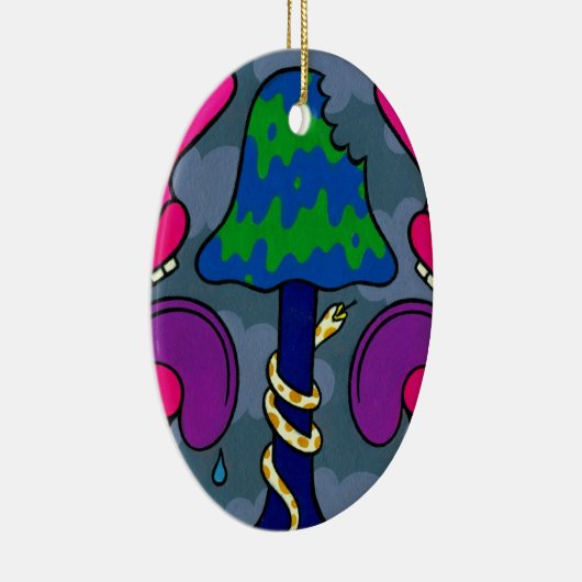 paddenstoel Gloom #2 Keramisch Ornament (Rechts)