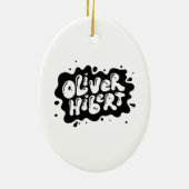 paddenstoel Gloom #2 Keramisch Ornament (Achterkant)