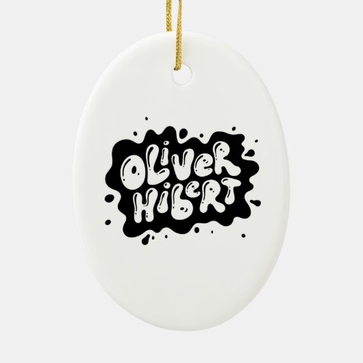 paddenstoel Gloom #2 Keramisch Ornament (Achterkant)