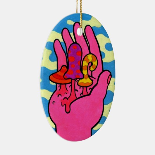 paddenstoel Gloom #3 Keramisch Ornament (Rechts)