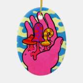 paddenstoel Gloom #3 Keramisch Ornament (Voorkant)