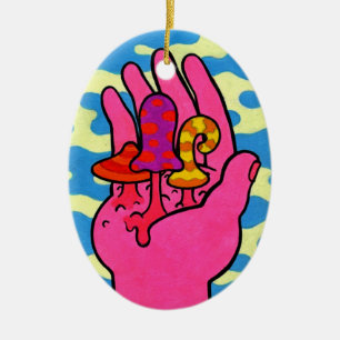 paddenstoel Gloom #3 Keramisch Ornament