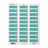 Paddenstoel Gnome Cute CUSTOM-adres Etiket (Full Sheet)
