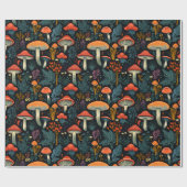 Paddenstoel Goblincore Paddenstoelen Bos natuur Fu Cadeaupapier (Vlak)