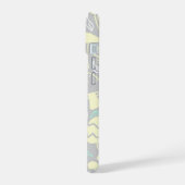 Paddenstoel Grijs Crème iPhone 15 Case (Linkerkant)