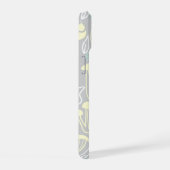 Paddenstoel Grijs Crème iPhone 15 Case (Rechterkant)