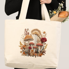Paddenstoel Grote Tote Bag