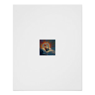 Paddenstoel Halo Stralende Zonneuitbarsting Rust Perfect Poster