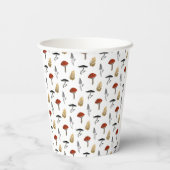 Paddenstoel Harvest Paper Cup - White Papieren Bekers (Achterkant)