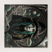 paddenstoel heks legpuzzel (Horizontaal)