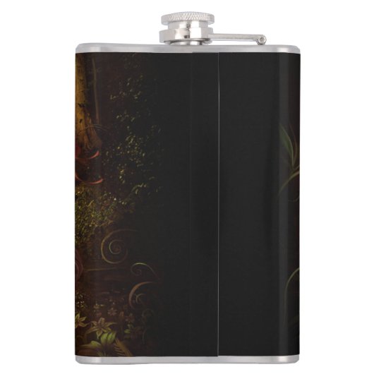 paddenstoel heupfles (Achterkant)