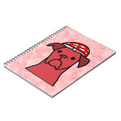 Paddenstoel Hond Notitieboek (Linkerzijde)