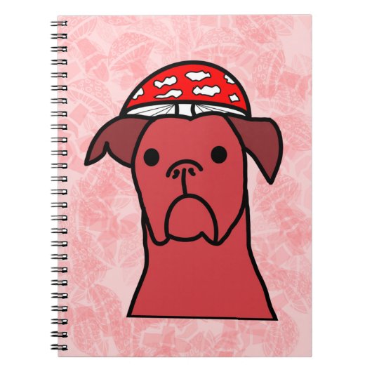 Paddenstoel Hond Notitieboek (Voorkant)