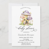 Paddenstoel huizen Ombre Polka stippen Kaart (Voorkant)