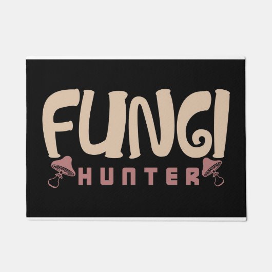 paddenstoel Hunter Fungi Hunter Mushrooms Deurmat (Voorkant)
