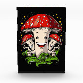 paddenstoel Hunter Funny Magic Mushrooms Fotoblokken (Voorkant)