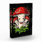 paddenstoel Hunter Funny Magic Mushrooms Fotoblokken (Links)