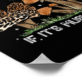 Paddenstoel Hunter Gift Mannen Fugi Foeraging Padd Poster (Hoek)