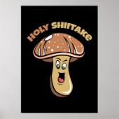 paddenstoel Hunter Heilige Shiitake-paddenstoel Poster (Voorkant)