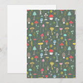 paddenstoel Hunter I love paddenstoelen Bedankkaart (Voorkant / Achterkant)