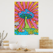 paddenstoel Hunter Kidcore-paddenstoel Poster (Keuken)