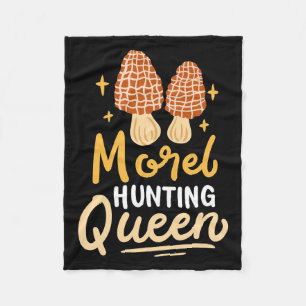 paddenstoel Hunter Morel Hunting Queen Fleece Deken