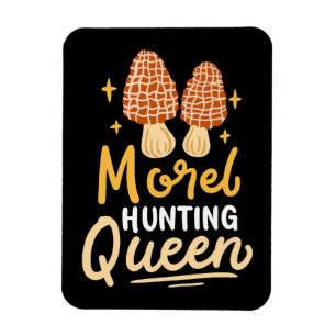 paddenstoel Hunter Morel Hunting Queen Magneet