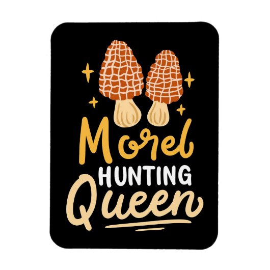 paddenstoel Hunter Morel Hunting Queen Magneet (Verticaal)
