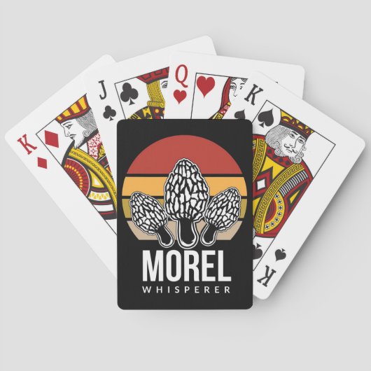 paddenstoel Hunter Morel Whisperer Pokerkaarten (Achterkant)