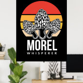 paddenstoel Hunter Morel Whisperer Poster (Thuiskantoor)