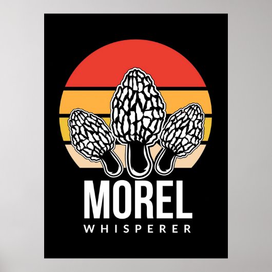 paddenstoel Hunter Morel Whisperer Poster (Voorkant)