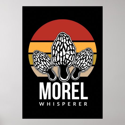 paddenstoel Hunter Morel Whisperer Poster (Voorkant)